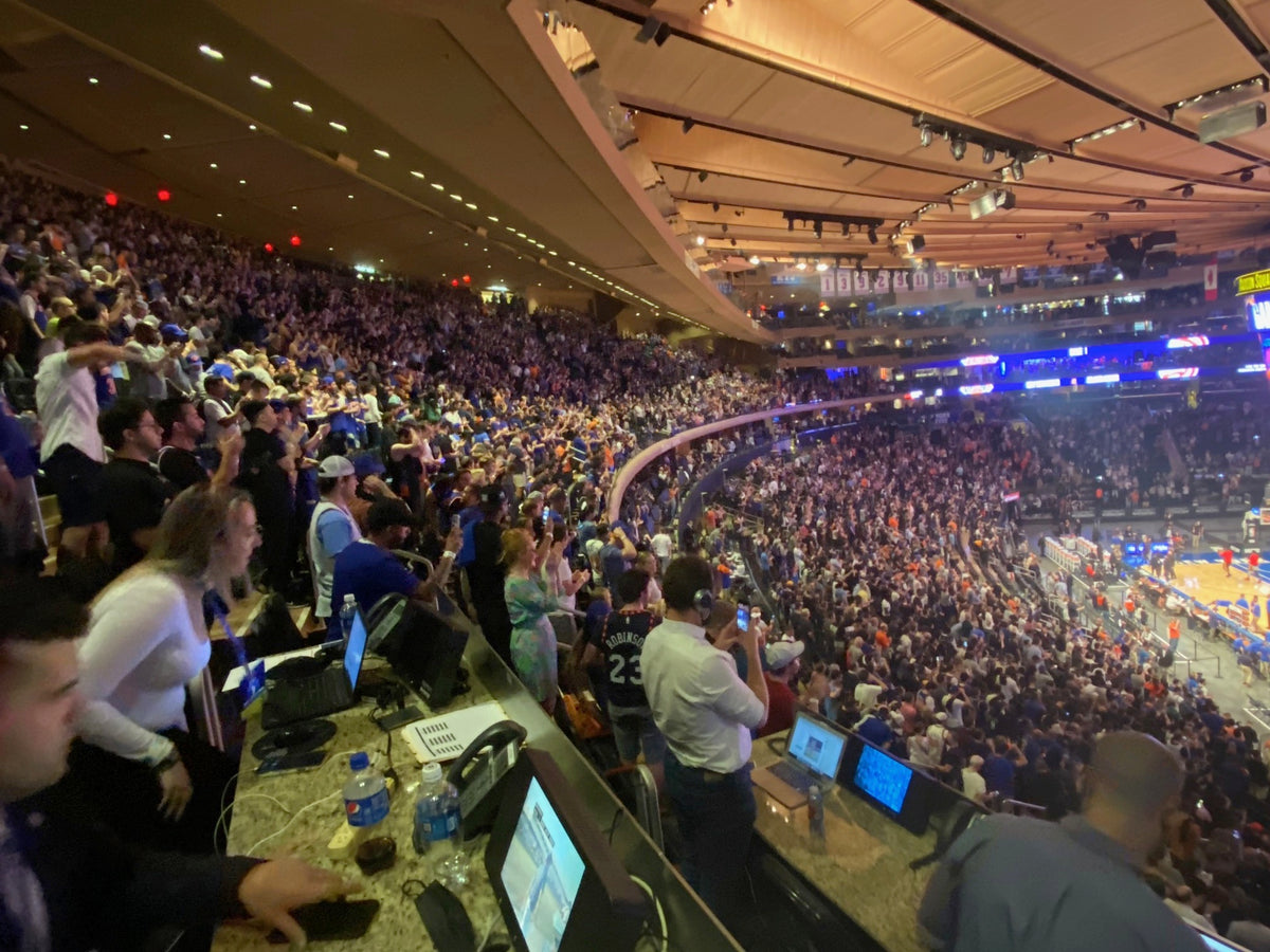 Nick DePaula on X: Spike Lee is at The Garden for a Knicks