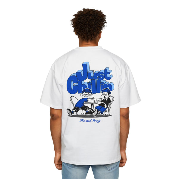 Just Chillin' Blue Oversized Tee