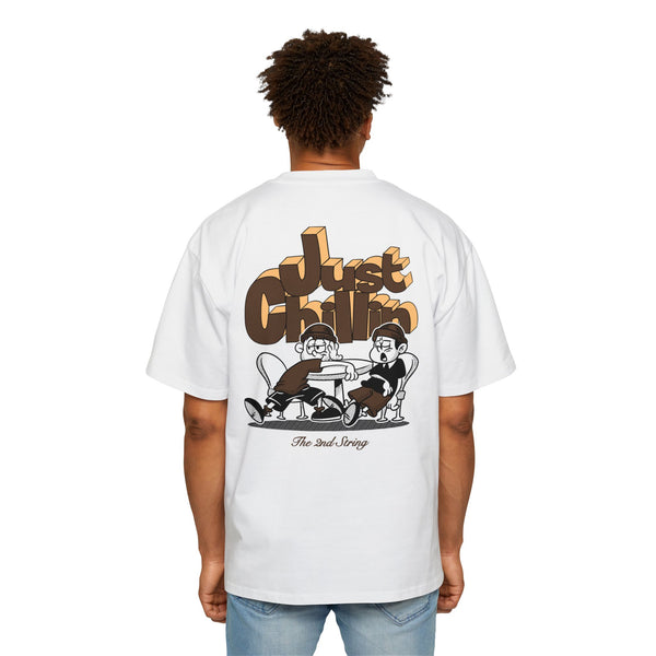 Just Chillin' Brown Oversized Tee