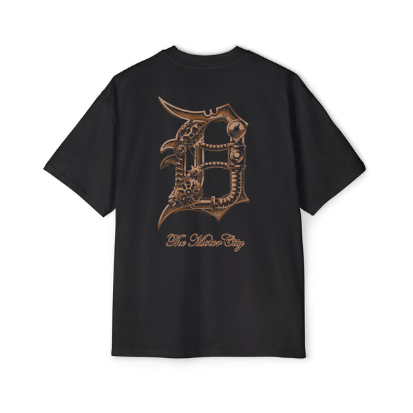 Old English Gears Bronze Oversized Tee
