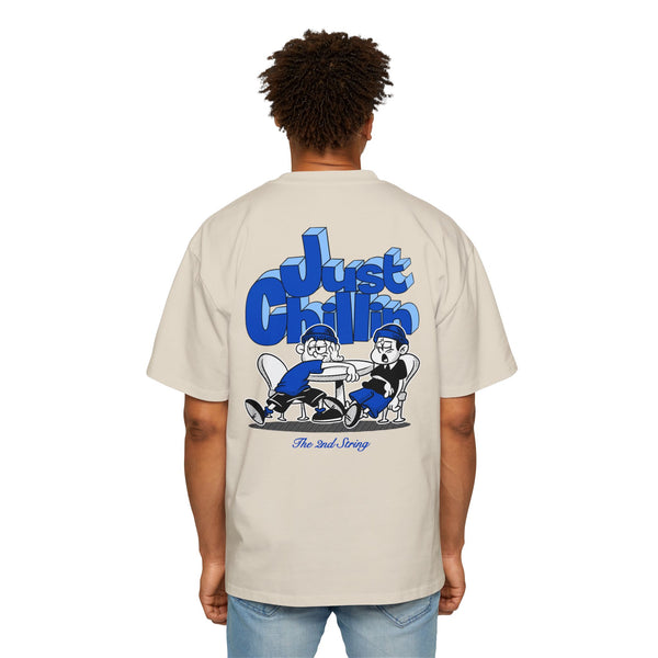 Just Chillin' Blue Oversized Tee