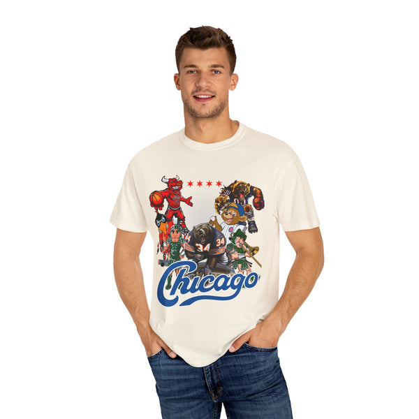 Chicago Mascots Cubs & Green Tee
