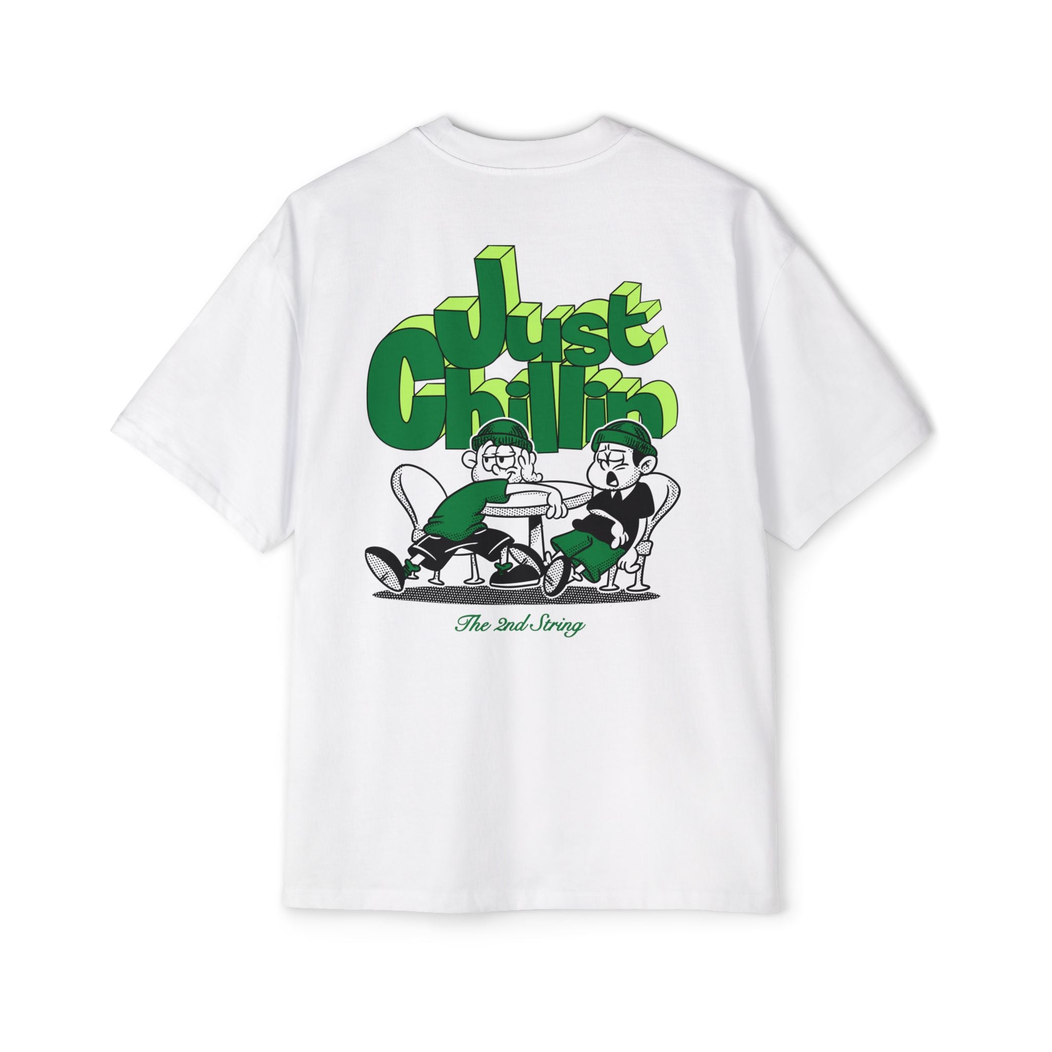 Just Chillin' Green Oversized Tee – The 2nd String