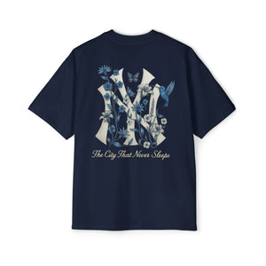 Yankees Flowers Oversized Tee