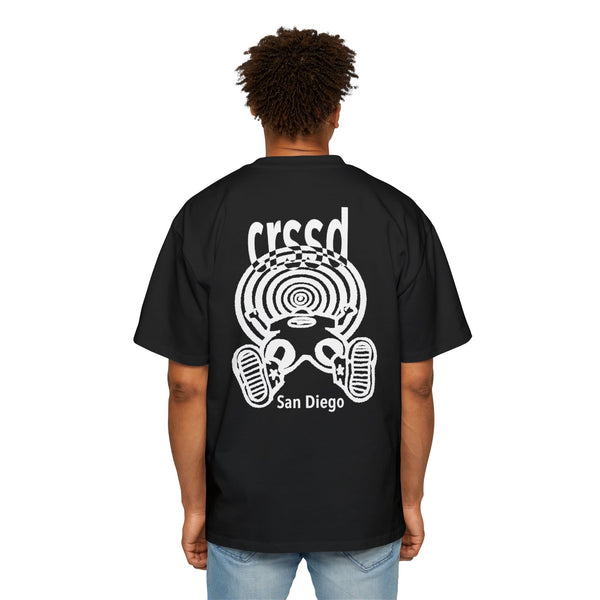 CRSSD Oversized Tee (White Graphic)