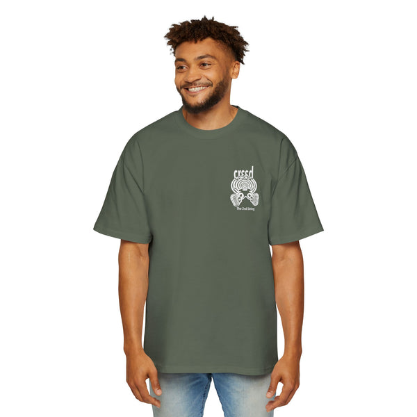 CRSSD Oversized Tee (White Graphic)