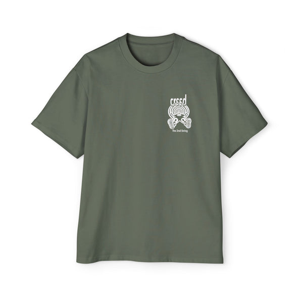 CRSSD Oversized Tee (White Graphic)