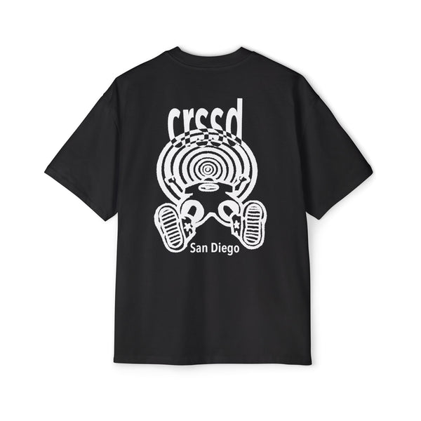 CRSSD Oversized Tee (White Graphic)