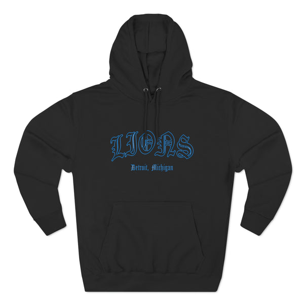 Lions Old English Hoodie