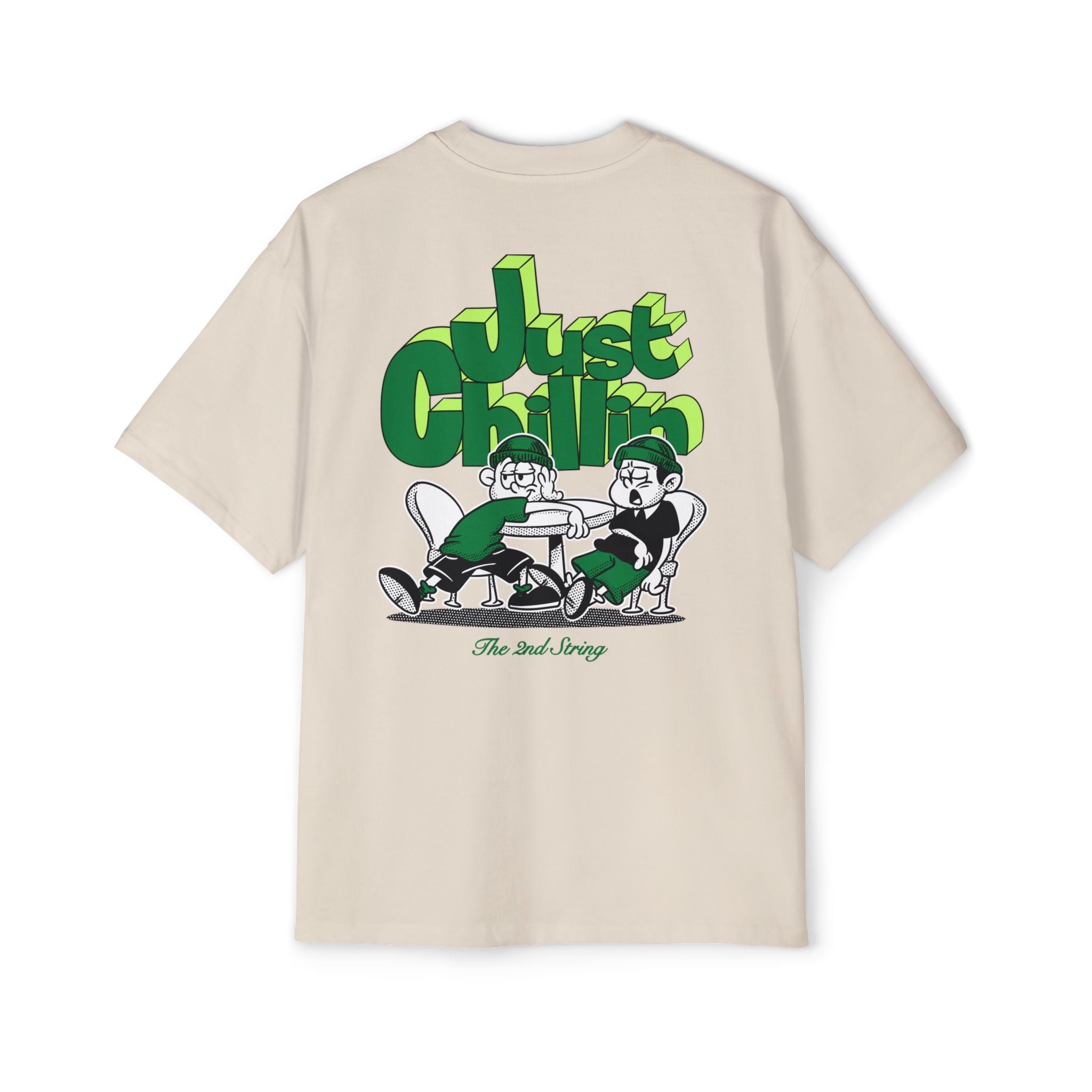 Just Chillin' Green Oversized Tee – The 2nd String
