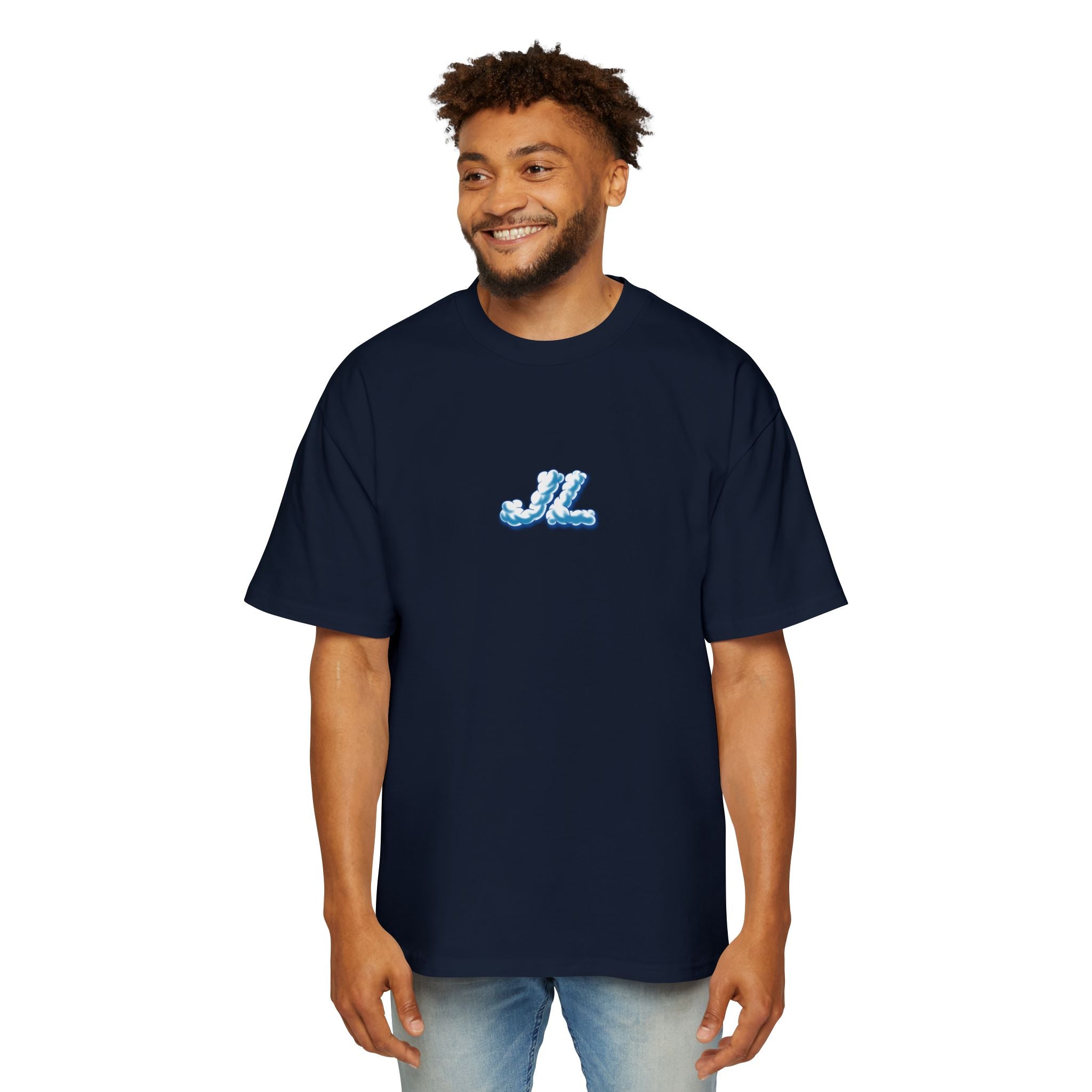 JIMWAG Oversize J Sign Shirt Blue Vintage 80