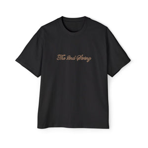 Old English Gears Bronze Oversized Tee