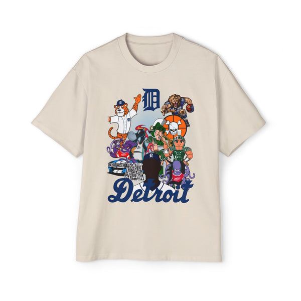 Detroit Mascots Tee Green