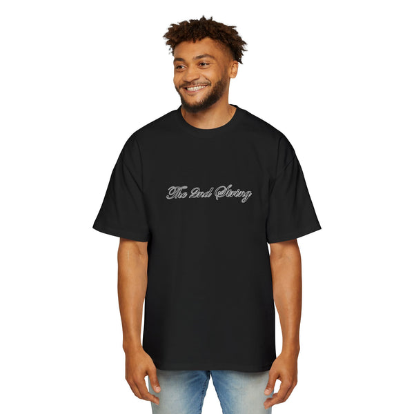 Old English Gears Silver Oversized Tee