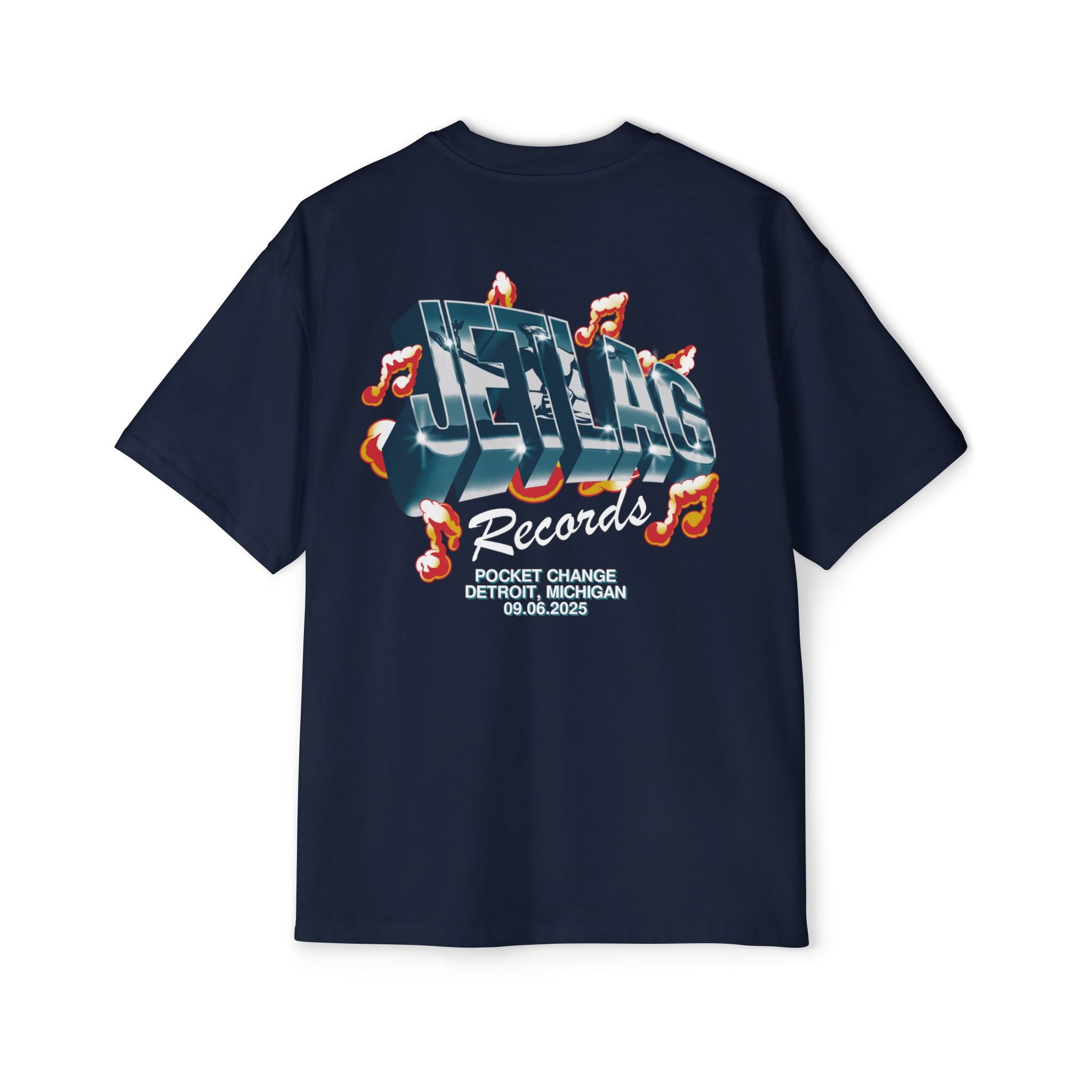 Jet Lag Detroit Oversized Tee