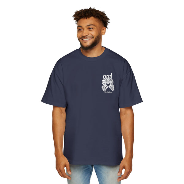 CRSSD Oversized Tee (White Graphic)