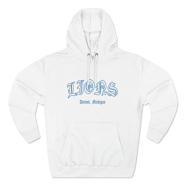 Lions Old English Hoodie
