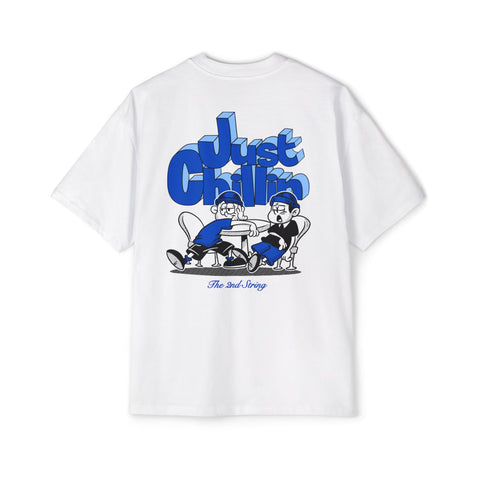 Just Chillin' Blue Oversized Tee