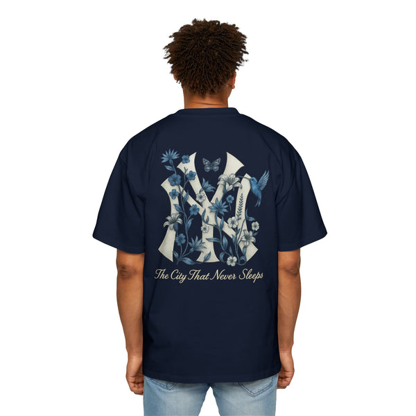 Yankees Flowers Oversized Tee