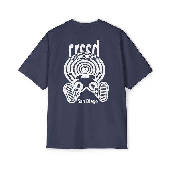 CRSSD Oversized Tee (White Graphic)