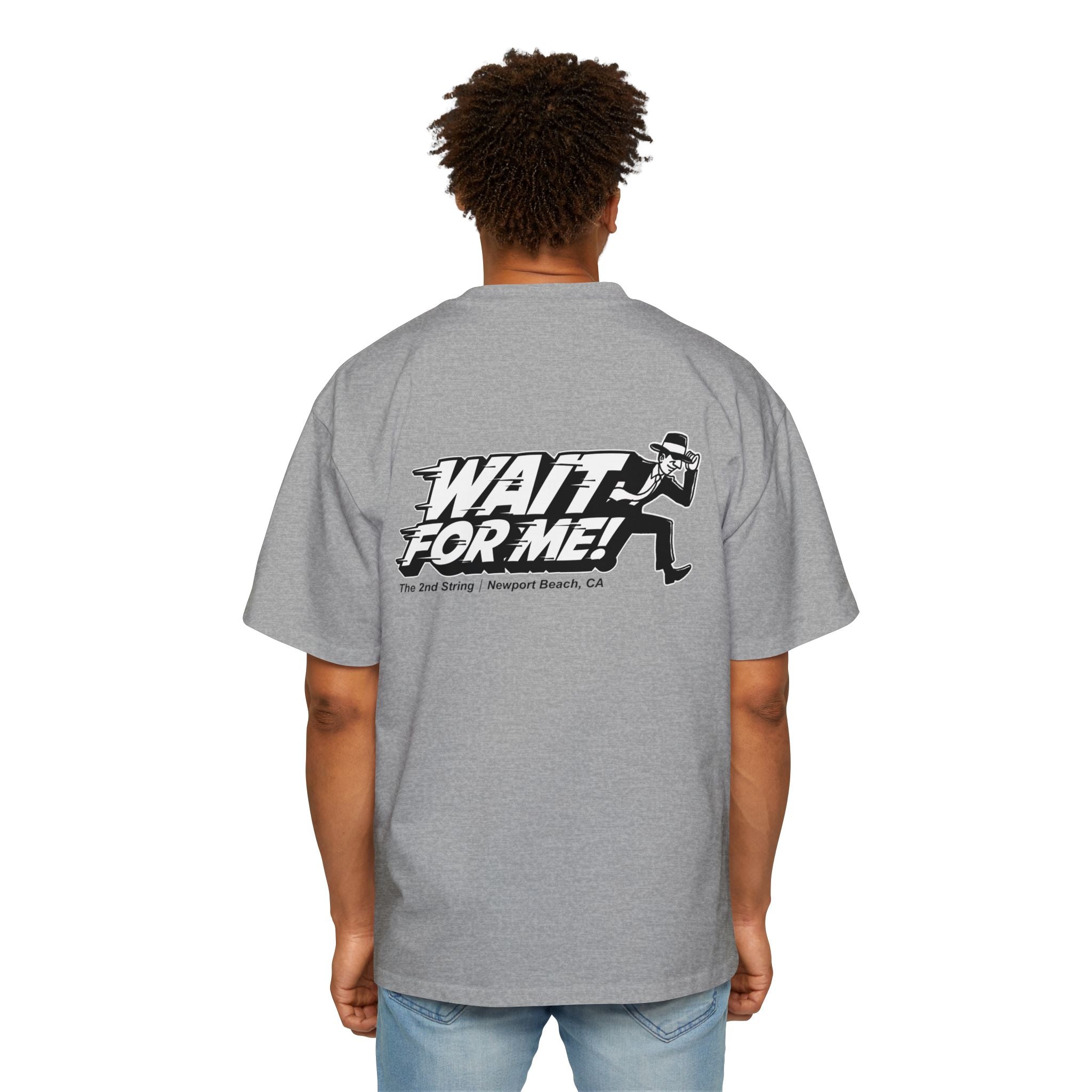 Wait For Me! Oversized Tee (2 sided) – The 2nd String