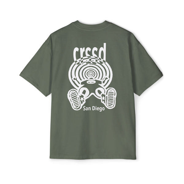 CRSSD Oversized Tee (White Graphic)