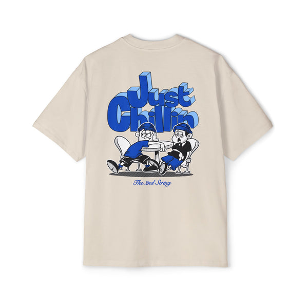 Just Chillin' Blue Oversized Tee